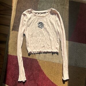 Aeropostale Light Pink Long Sleeve Tee